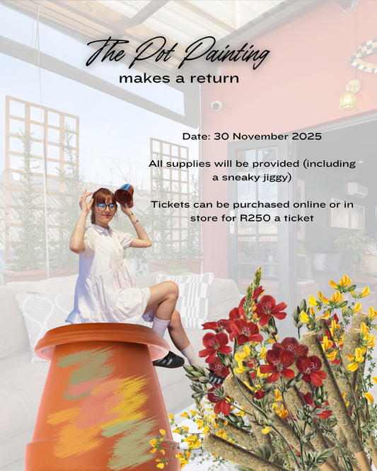 Pot Painting at the lounge